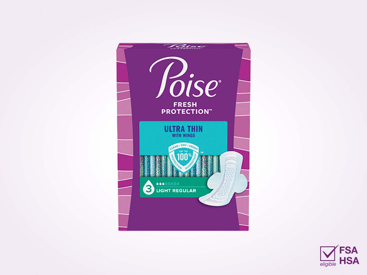 Poise Incontinence Pads for Women/Bladder Leakage Pads/Bladder Control  Pads, 8 Drop, Overnight Absorbency, Extra-Coverage Length, 22 Count :  : Health & Personal Care